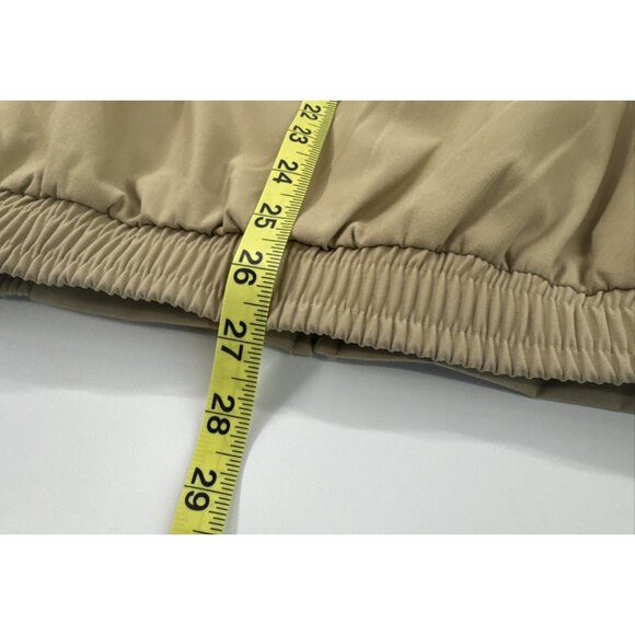 Fairway Greene Golf Jacket Mens Medium Tan Plaid Lined Full Zip Preppy NEW - Picture 10 of 11